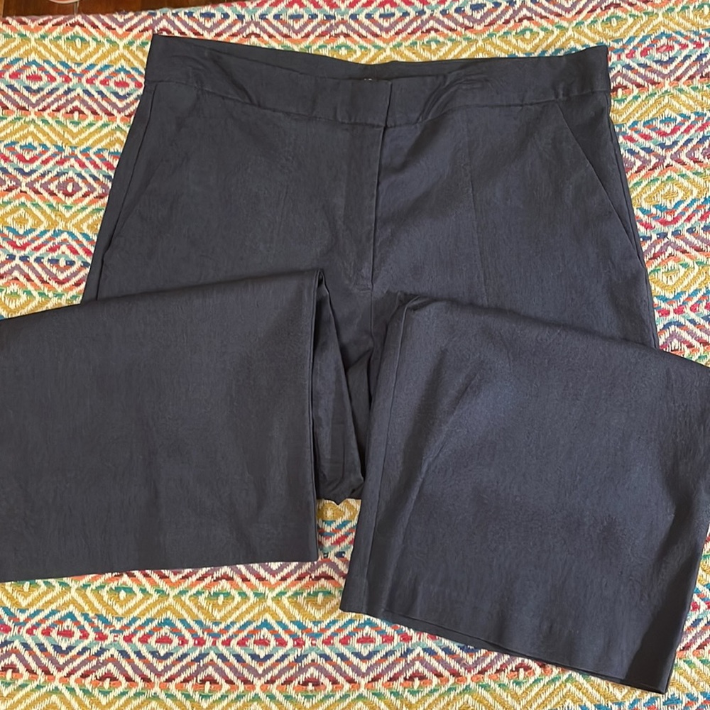 Wide leg cropped pants